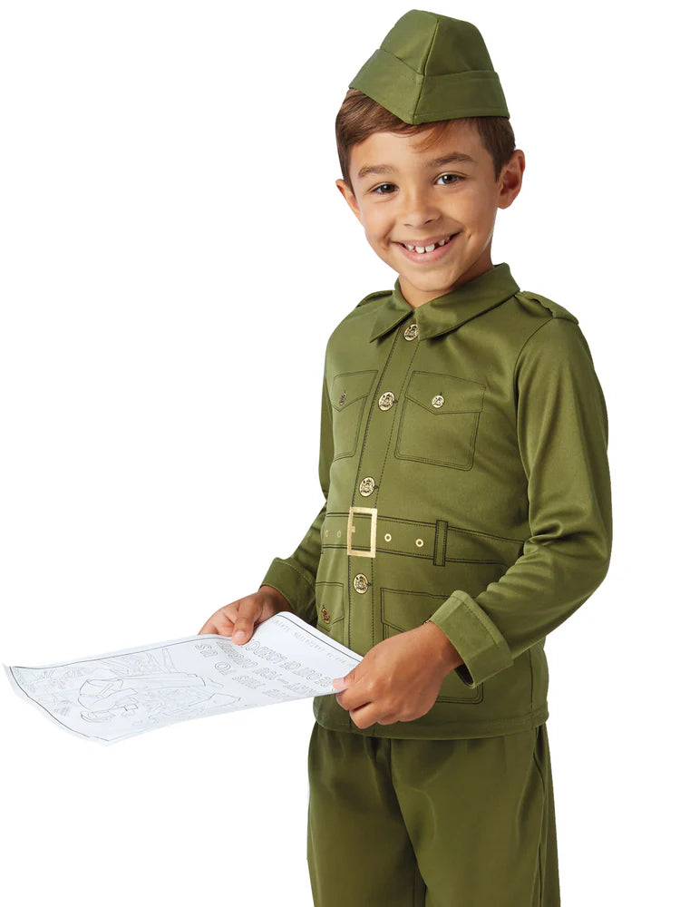 Rubies WW2 Soldier Kids Costume (5-6)