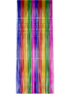Rainbow Shimmer Curtain by Smiffys