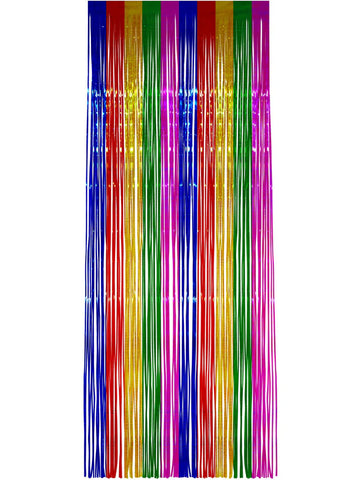 Rainbow Shimmer Curtain by Smiffys