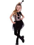 Dark Vintage Clown Costume, Girls By Rubies