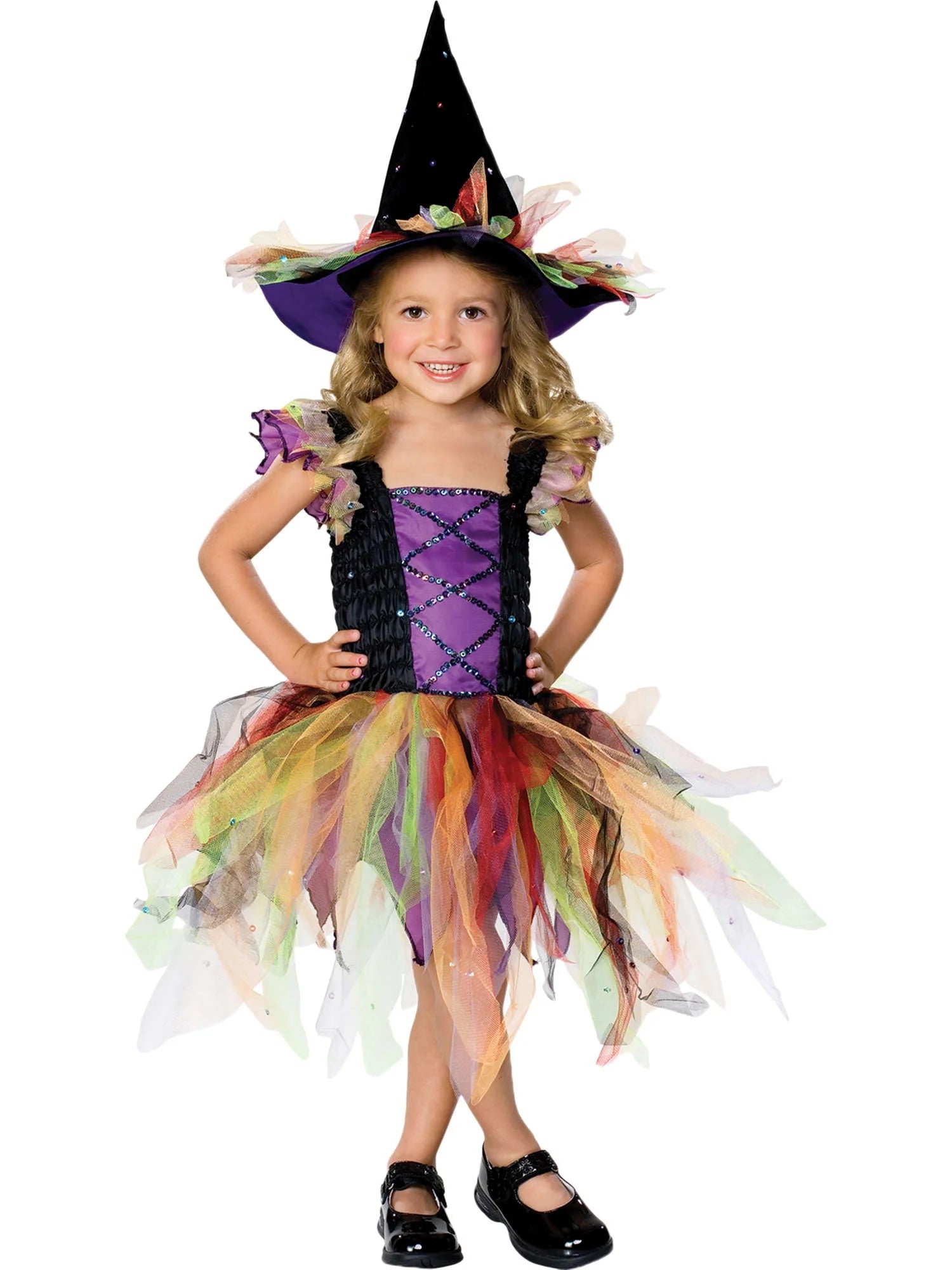 Rubies Glitter Witch Kids Costume Small
