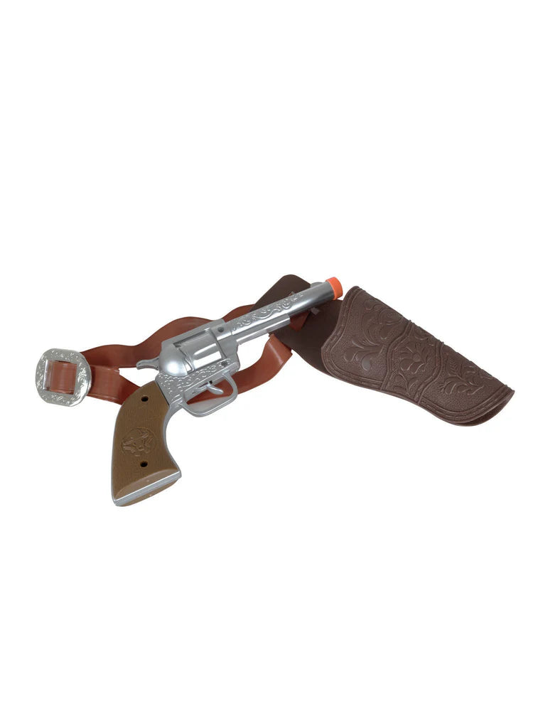Cowboy Holster Gun With Belt  by Rubies