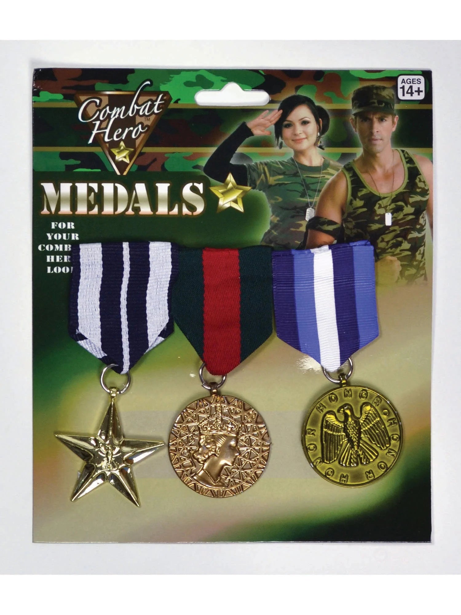 Rubies Military Medals