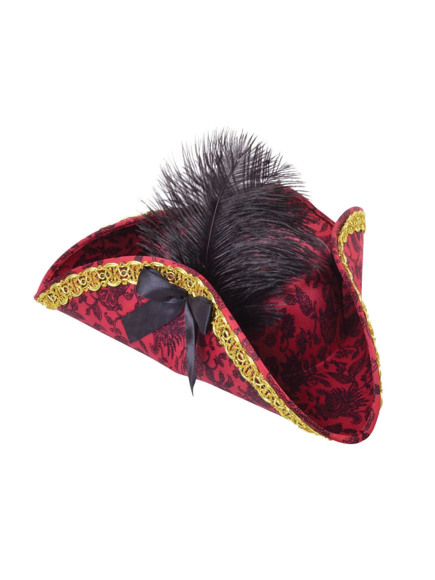Rubies Pirate Tricorn Red