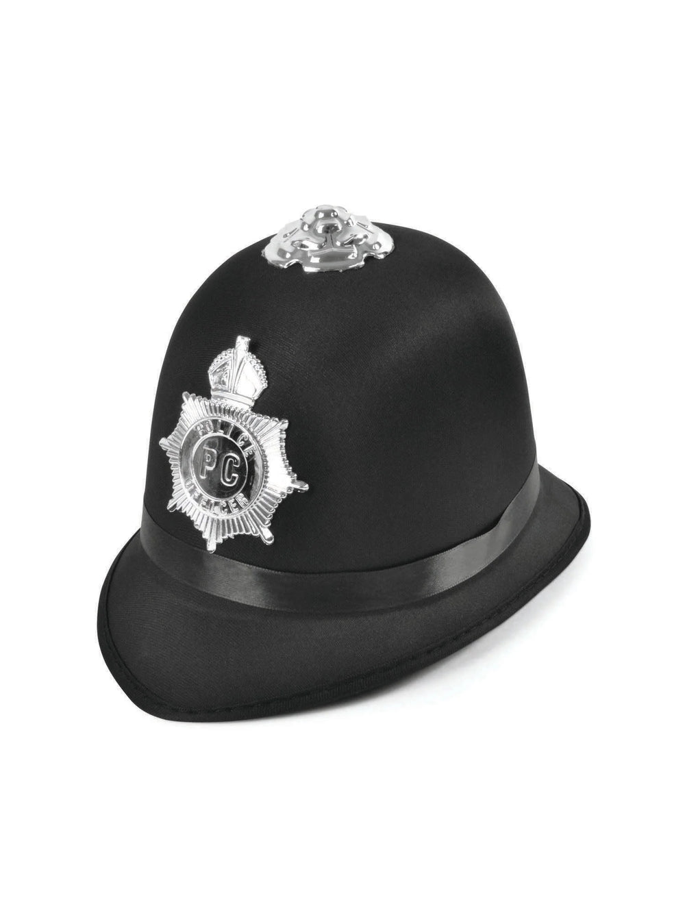 Rubies Police Bobby Hat Satin Fabric