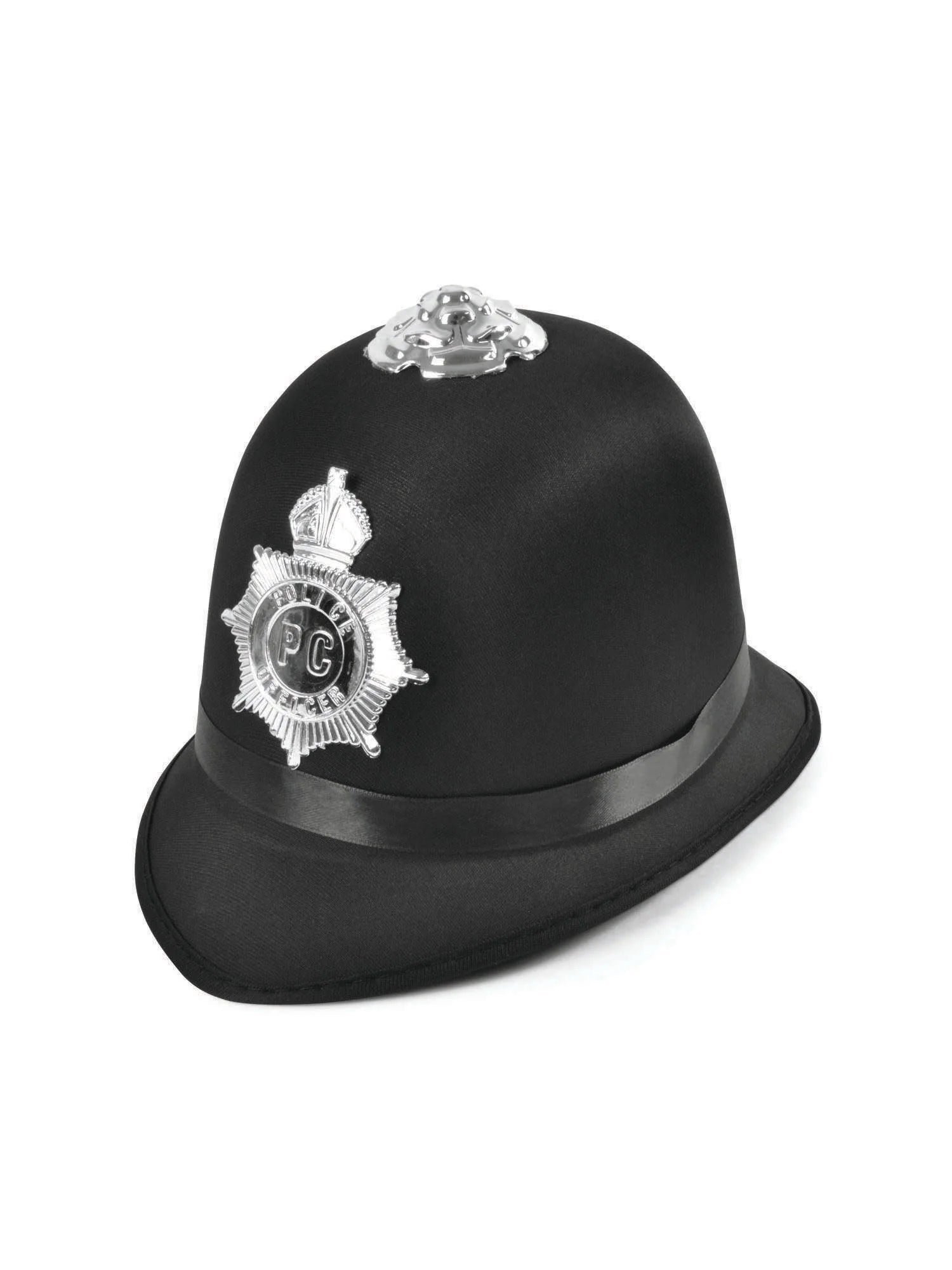 Rubies Police Bobby Hat Satin Fabric