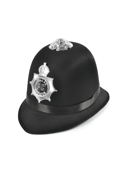 Rubies Police Bobby Hat Satin Fabric