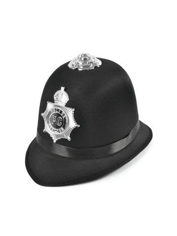 Rubies Police Bobby Hat Satin Fabric