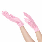 Women's Short Satin Gloves