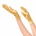 Women's Short Satin Gloves
