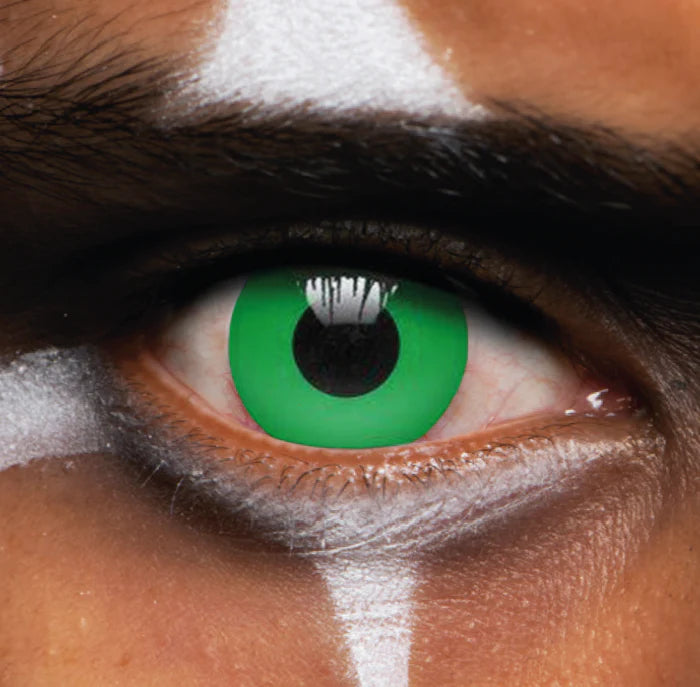 MesmerEyez Green 3 Month Contact Lenses With Solution