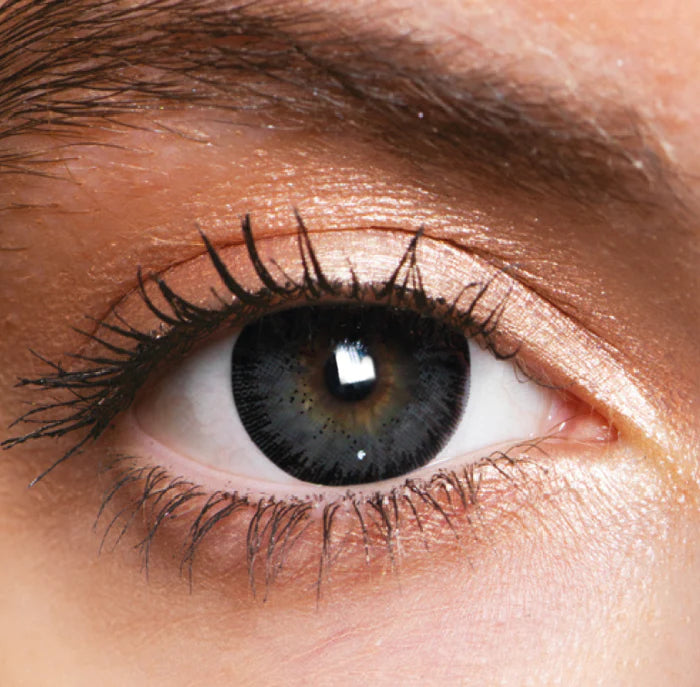 MesmerEyez Grey 3 Month Contact Lenses With Solution