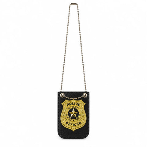 Gold Deluxe Police Badge