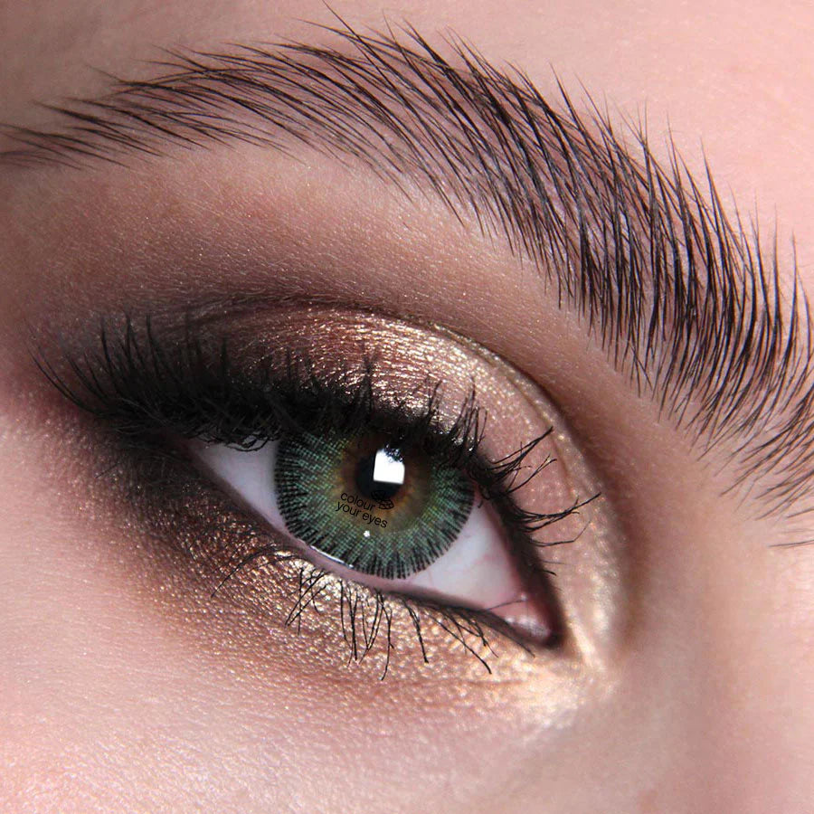 MesmerEyez Pacific Turquoise 3 Month Lenses With Solution