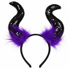 Black & Purple Large Horns