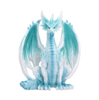 Blizzard Sitting Ice Dragon Figurine 17.7cm