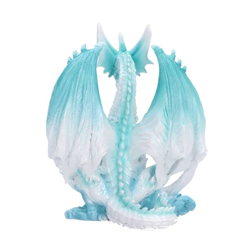 Blizzard Sitting Ice Dragon Figurine 17.7cm