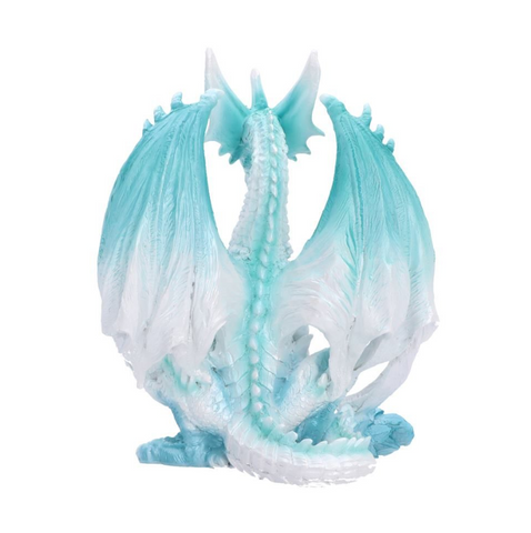 Blizzard Sitting Ice Dragon Figurine 17.7cm
