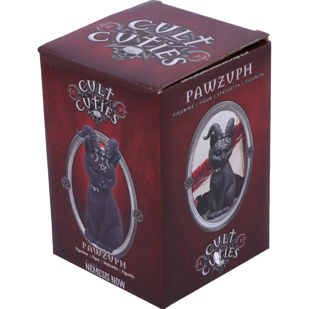 Nemesis Now Pawzuph Horned Occult Cat Figurine 11cm