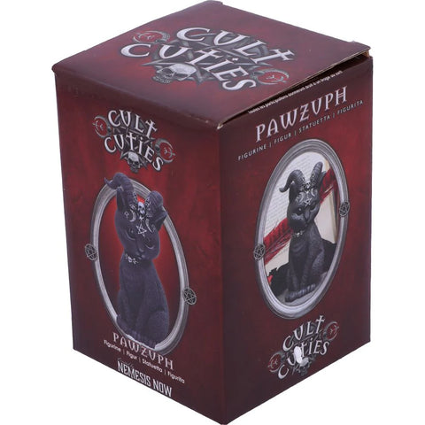Nemesis Now Pawzuph Horned Occult Cat Figurine 11cm