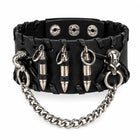 Bullet with Skull Chains Bracelet