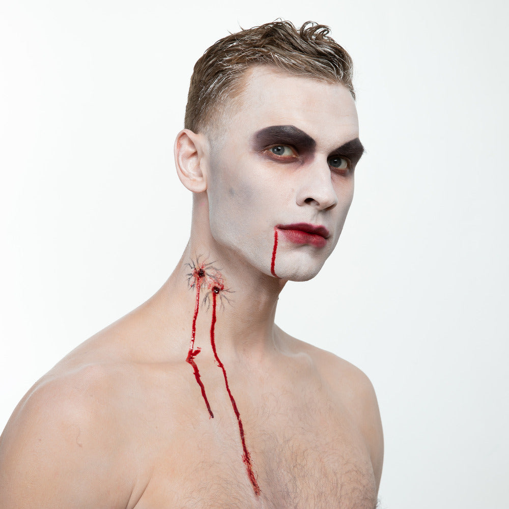 Vampire Makeup Kit Halloween Face Paint Fake Blood Special Effects