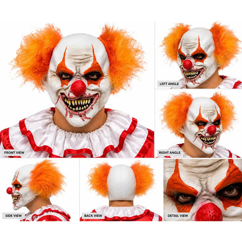 Hungry Clown Latex Mask Stylex Party