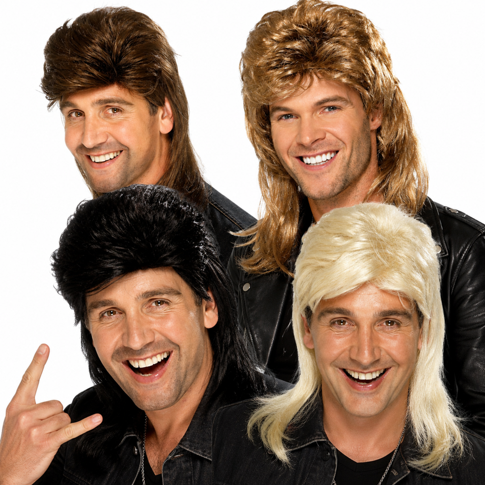 Men's Mullet Wig By Smiffys