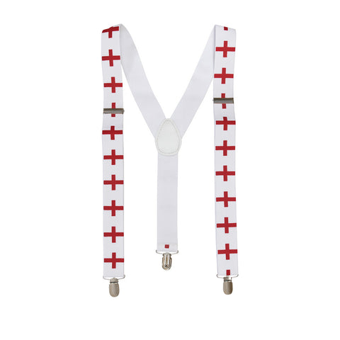 Uni-Sex Adjustable Y Back Clip-on Suspender Braces