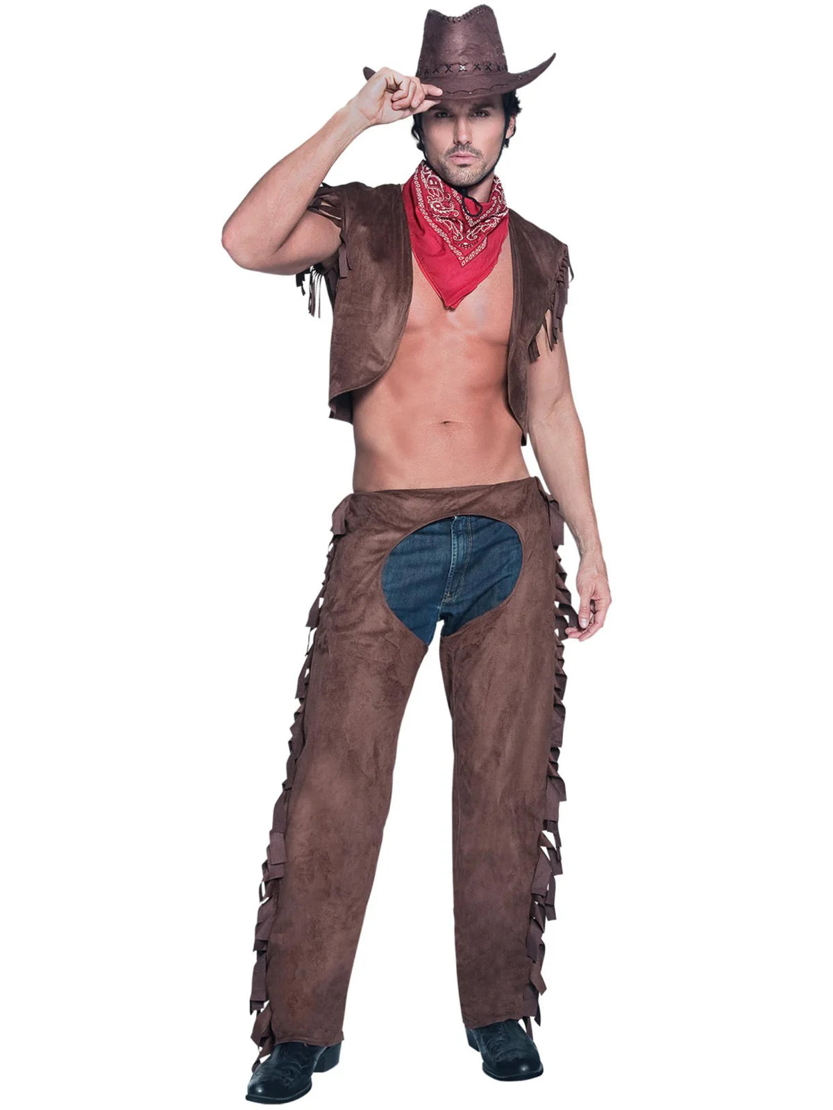 Fever Male Ride Em High Cowboy Costume by Smiffys