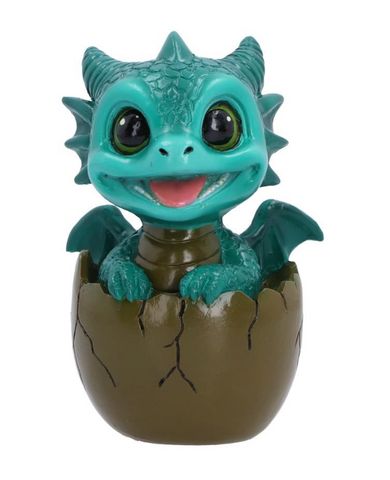 Shellbound Cute Green Baby Dragon Figurine 9.1cm