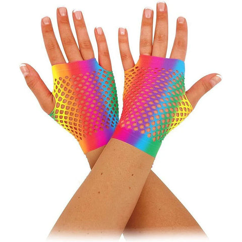 Short Fishnet Gloves