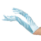 Women's Long Satin Gloves