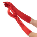 Women's Long Satin Gloves