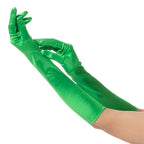 Women's Long Satin Gloves