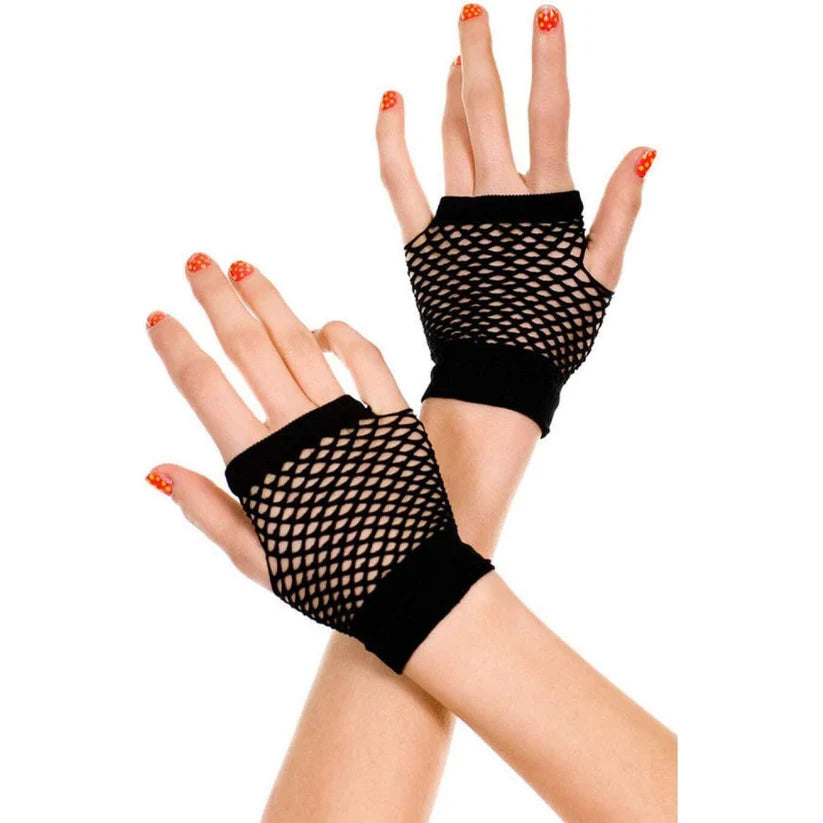 Short Fishnet Gloves