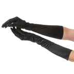 Women's Long Satin Gloves