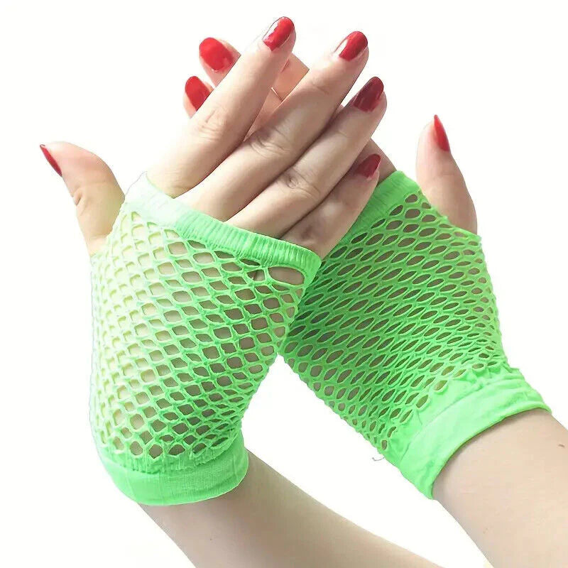 Short Fishnet Gloves