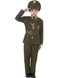 Child Army Officer Costume by Smiffys