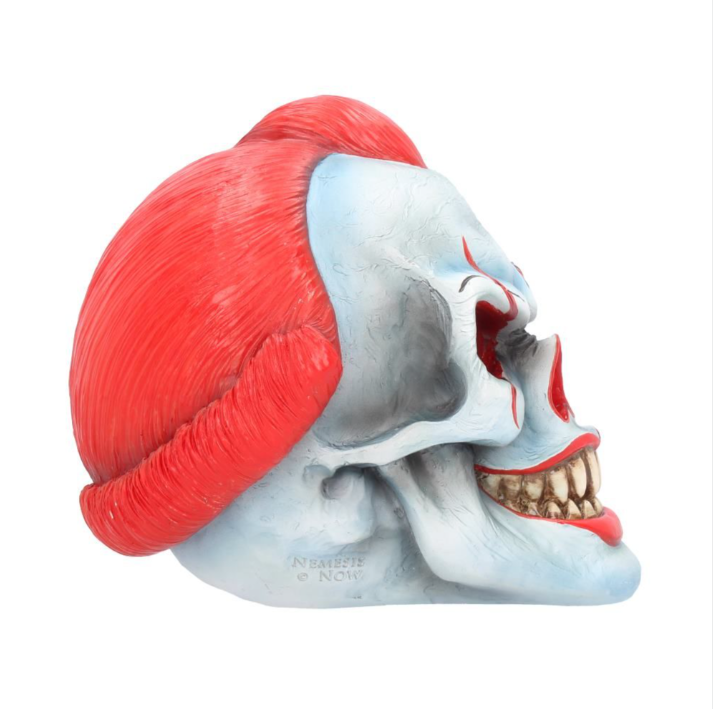 Nemesis Now Play Time Skull Ornament Scary Horror Clown Head