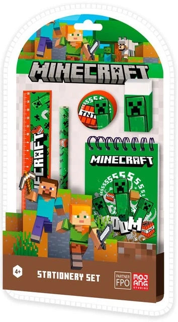 Minecraft Stationery Set 5 Pack