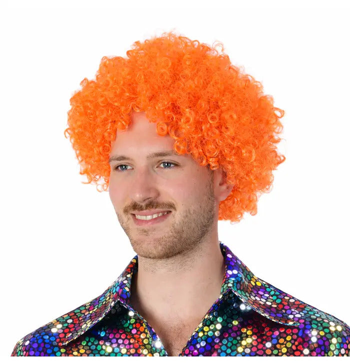 Stylex Party Orange Afro Wig