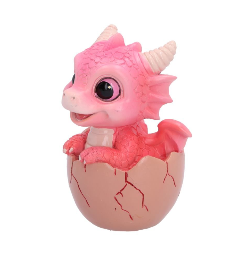 Shellbound Cute Pink Baby Dragon Figurine 8.6cm