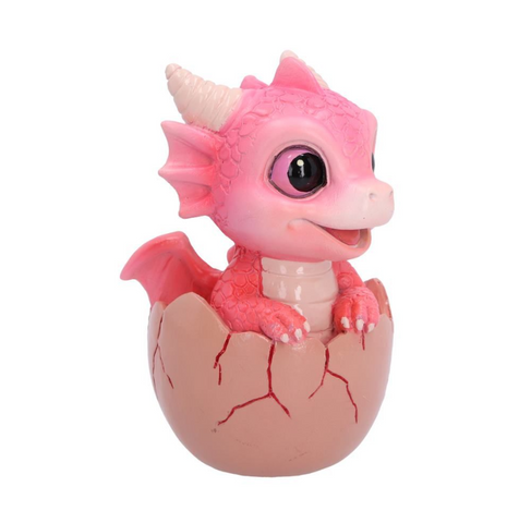Shellbound Cute Pink Baby Dragon Figurine 8.6cm