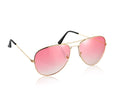 Retro Aviator Style with Pink Tinted sunglasses
