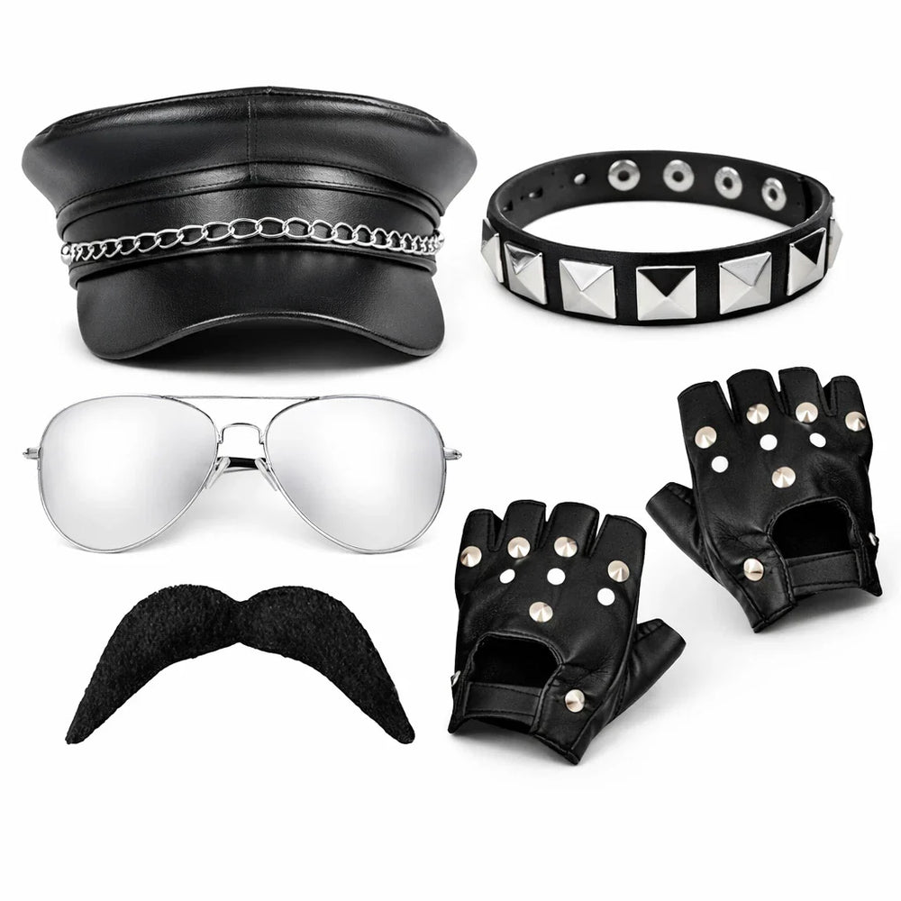 80s Rock Star Pop Icon Set