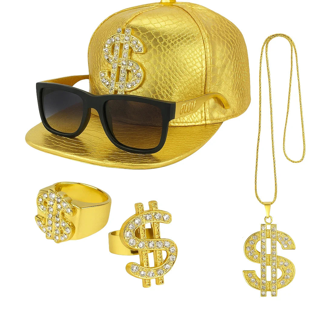 Gold Rapper Set 5Pc