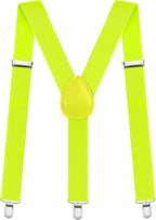 Uni-Sex Adjustable Y Back Clip-on Suspender Braces