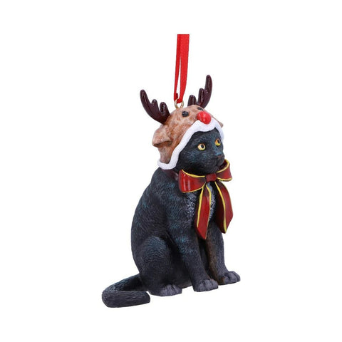 Lisa Parker Reindeer Cat Hanging Ornament 9cm