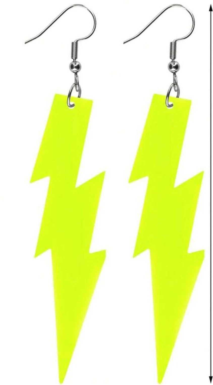 80's Neon Ear Rings